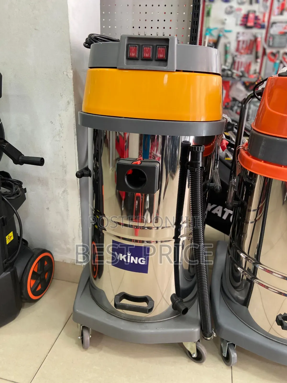 V-King Wet and Dry Vacuum Cleaner 100L