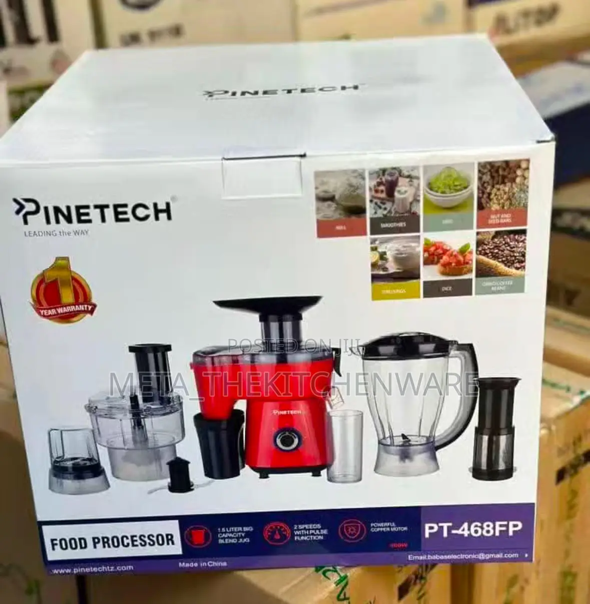 Pinetech Food Processor 7 in 1