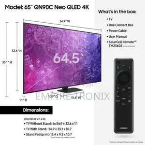 Samsung Neo Qled Qn90c 65" HDR Smart TV
