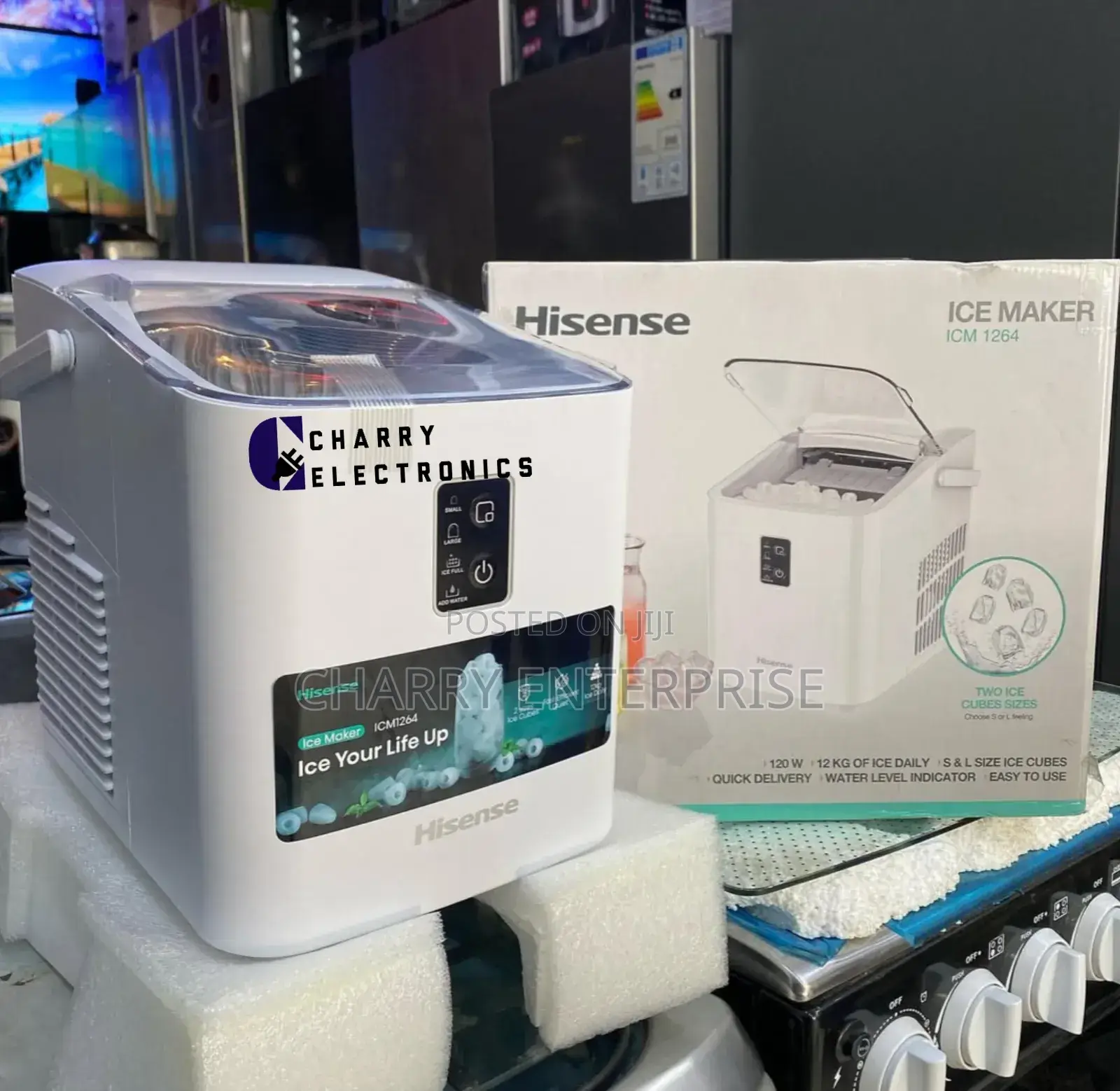 HISENSE ICE Cube Maker
12 Kg Per Day 120W