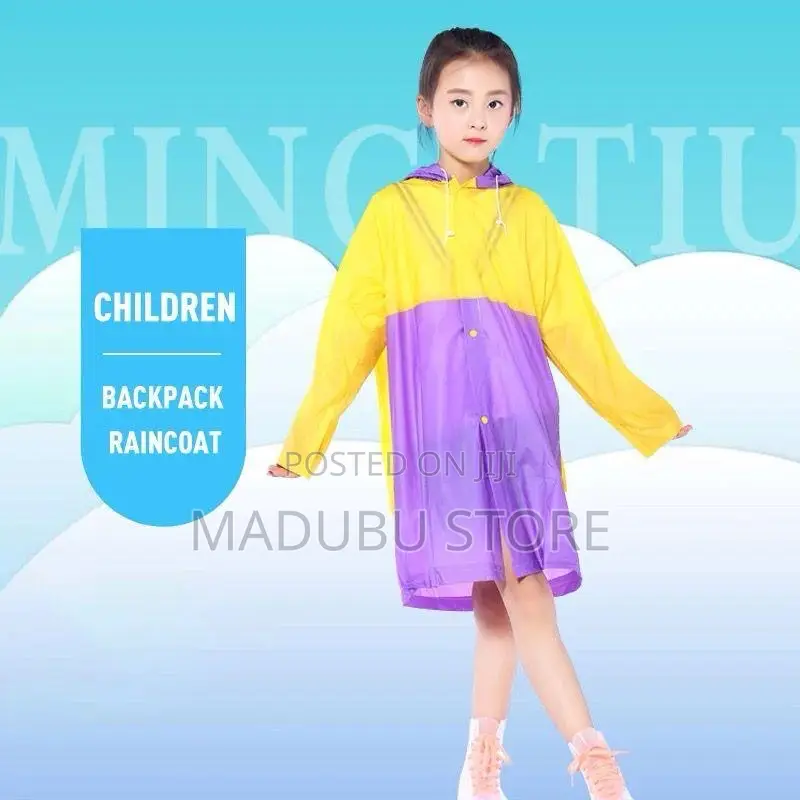 Kids Back Pack Rain Coat