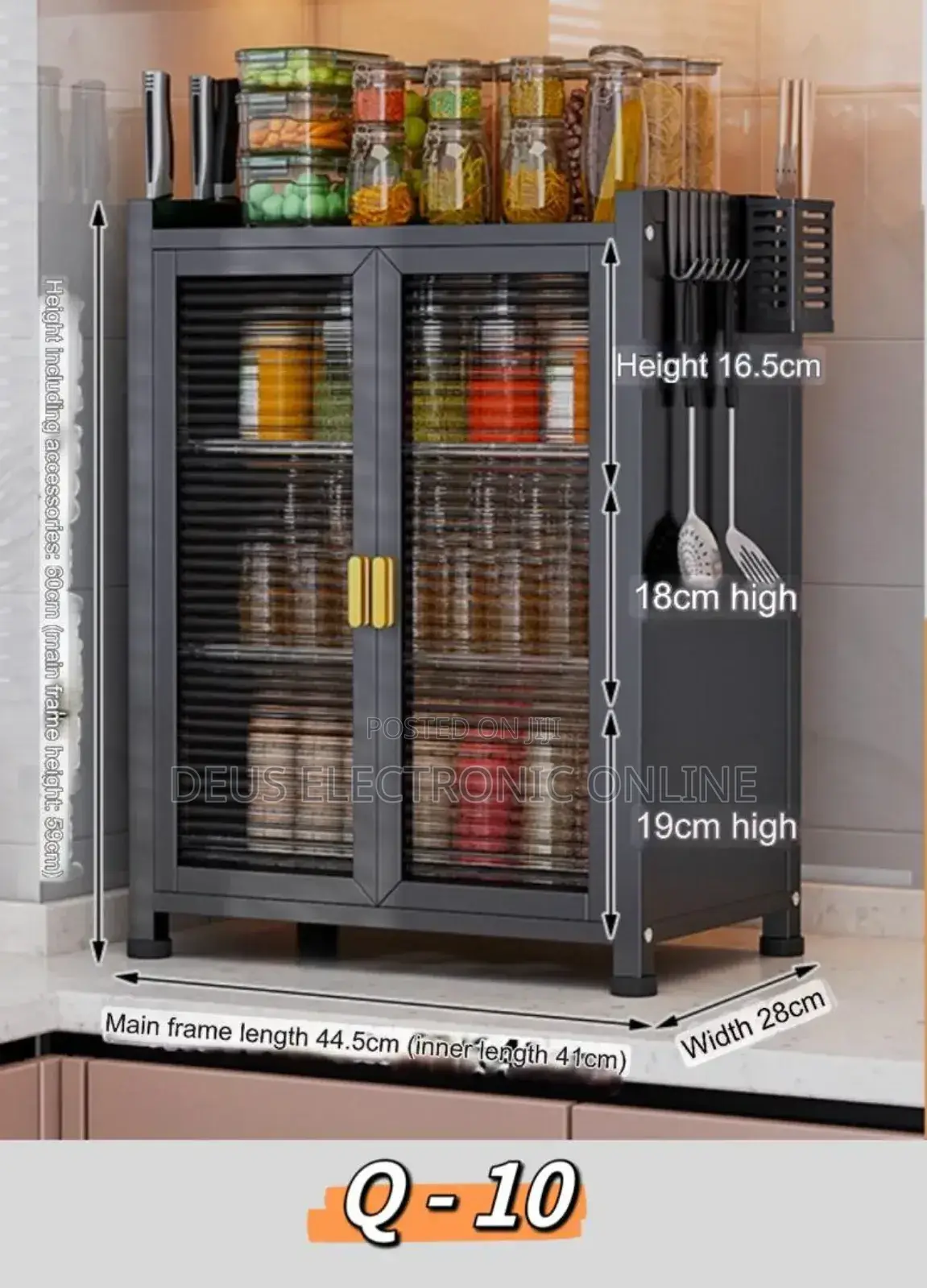 Kitchen Racks (Kabati La Viombo Chuma).
