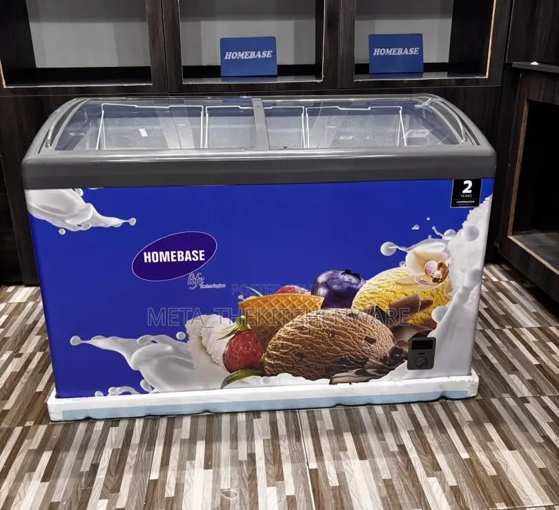 Homebase Showcase Freezer 156L