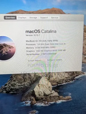 Laptop Apple MacBook Air 2015 8GB Intel Core I5 SSD 256GB