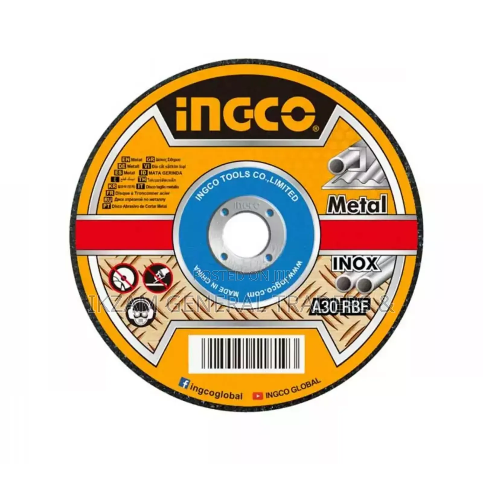 Metal Grinding Disc 9"