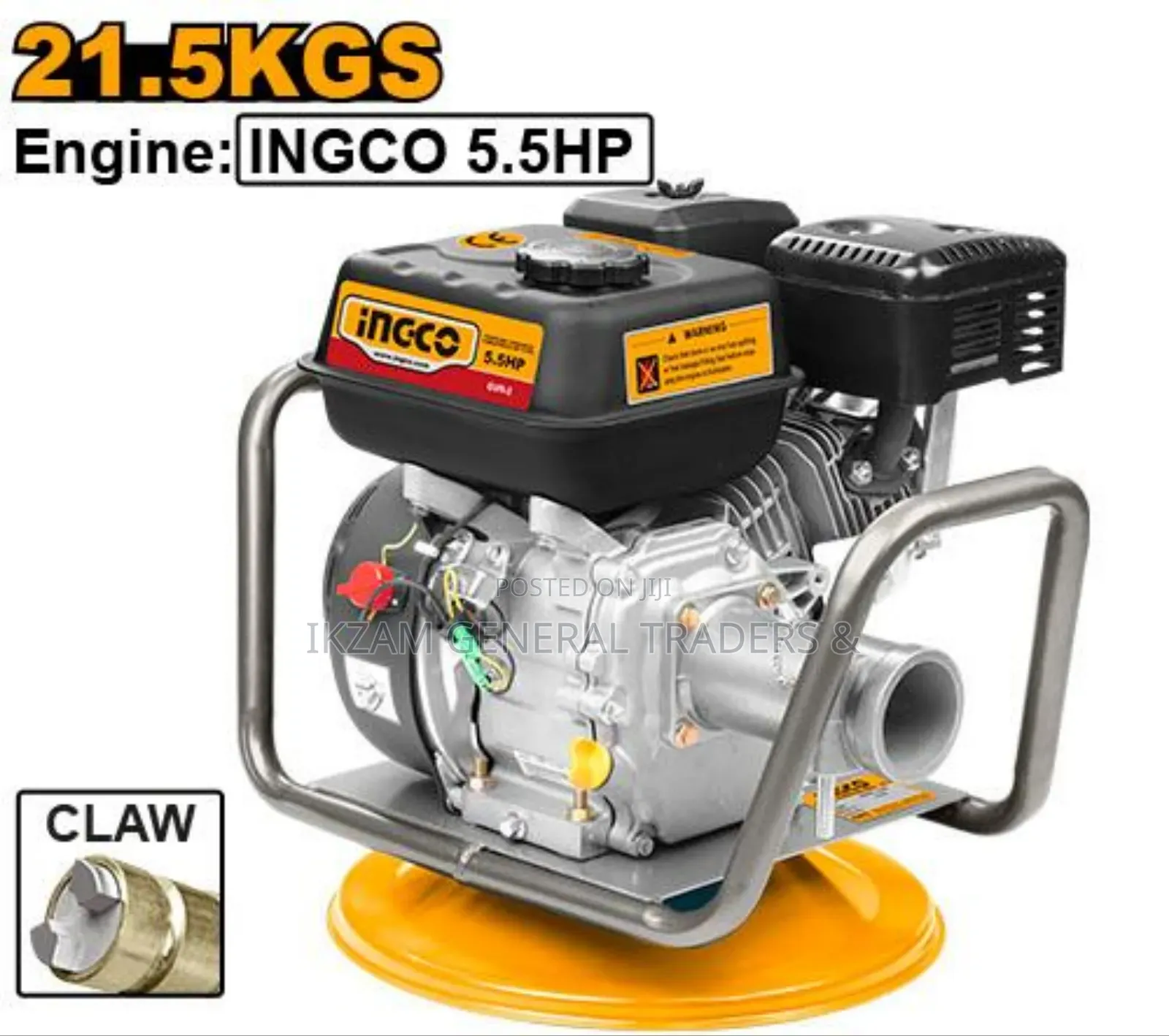 Gasoline Concrete Vibrator (Claw Type) 4.0kw_ 5.5HP