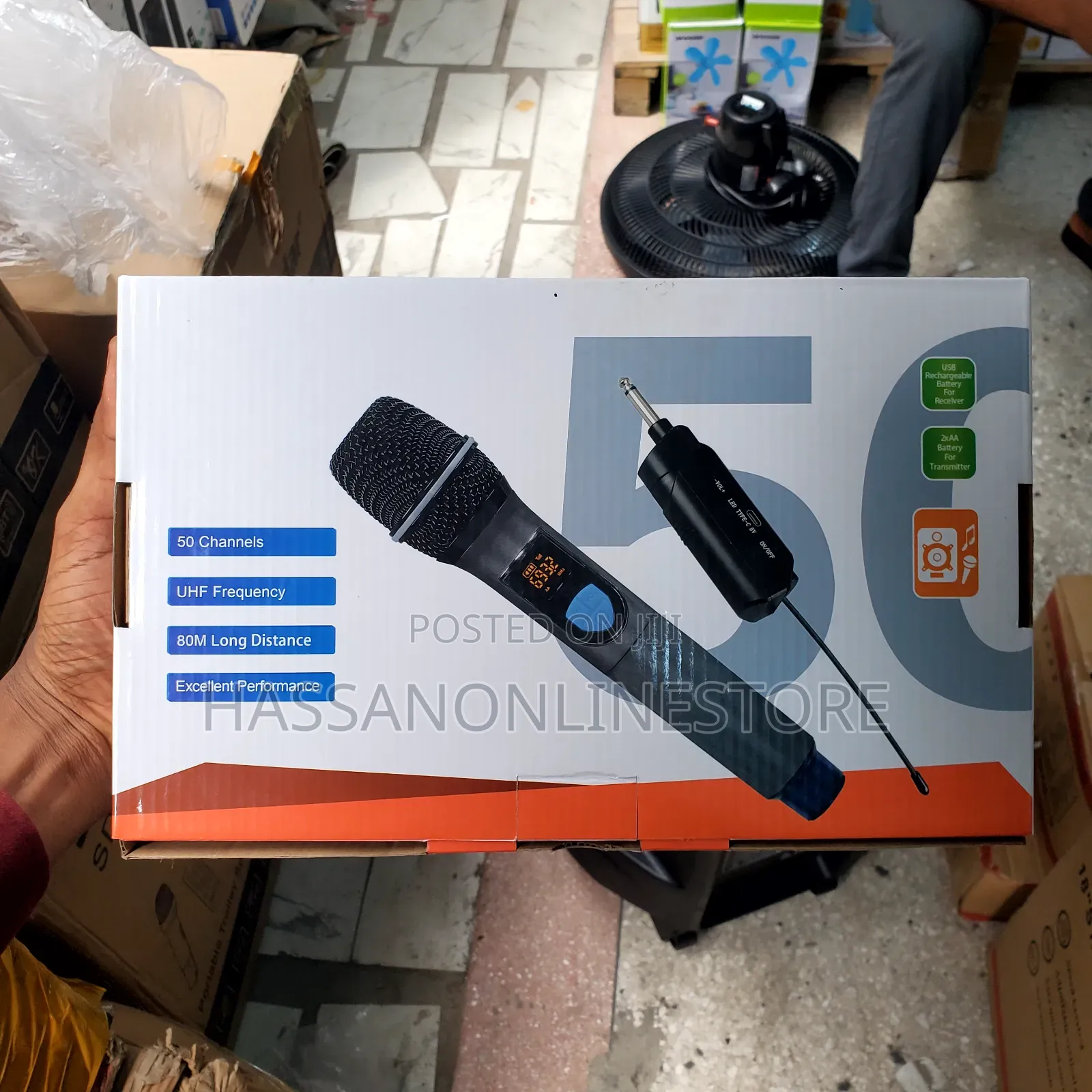 Dual UHF Microphones TX RX