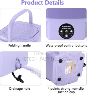 Portable Washing Machine for Apartments, 11l Foldable