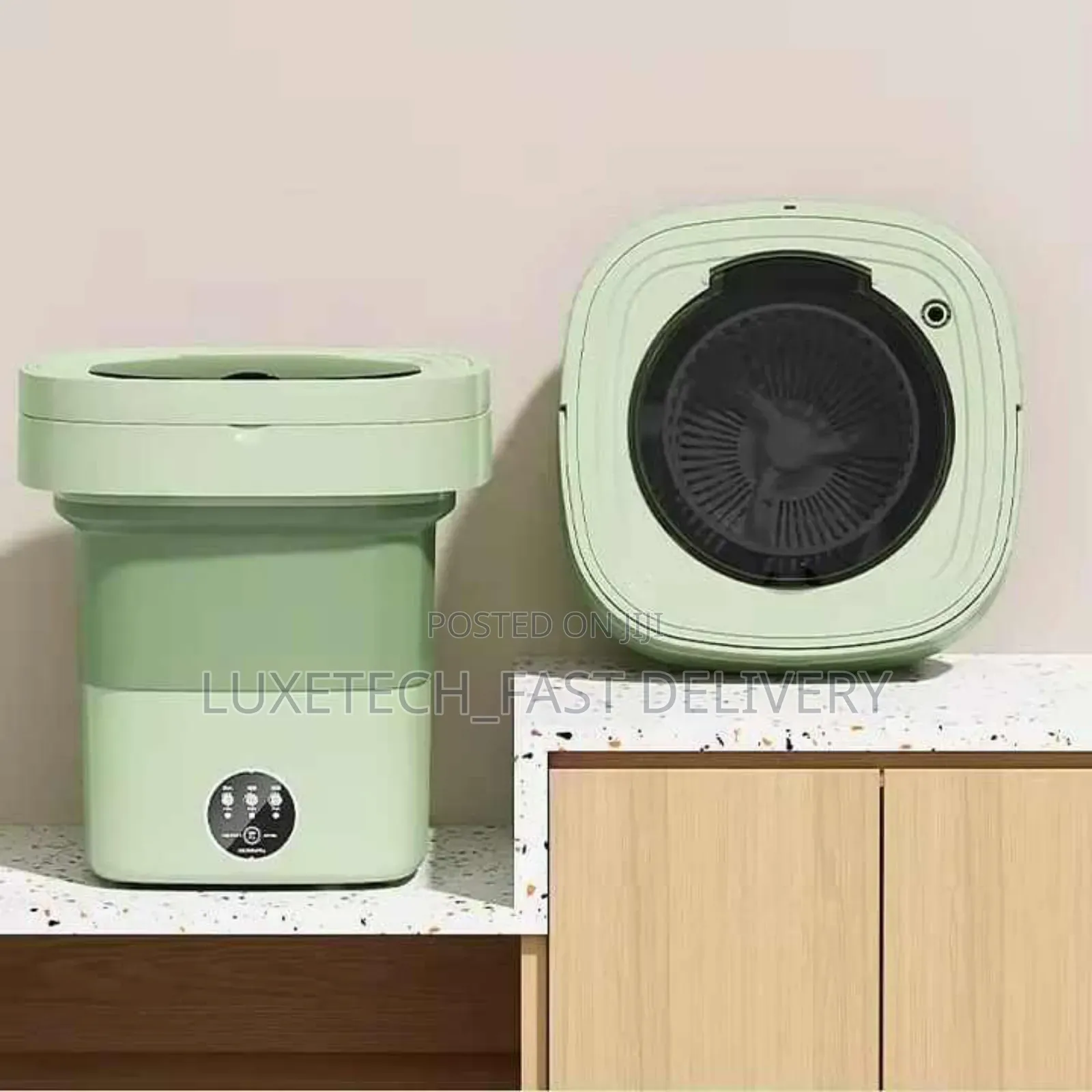 Silicone Electric Mini Foldable Wash Machine for Travel 6l