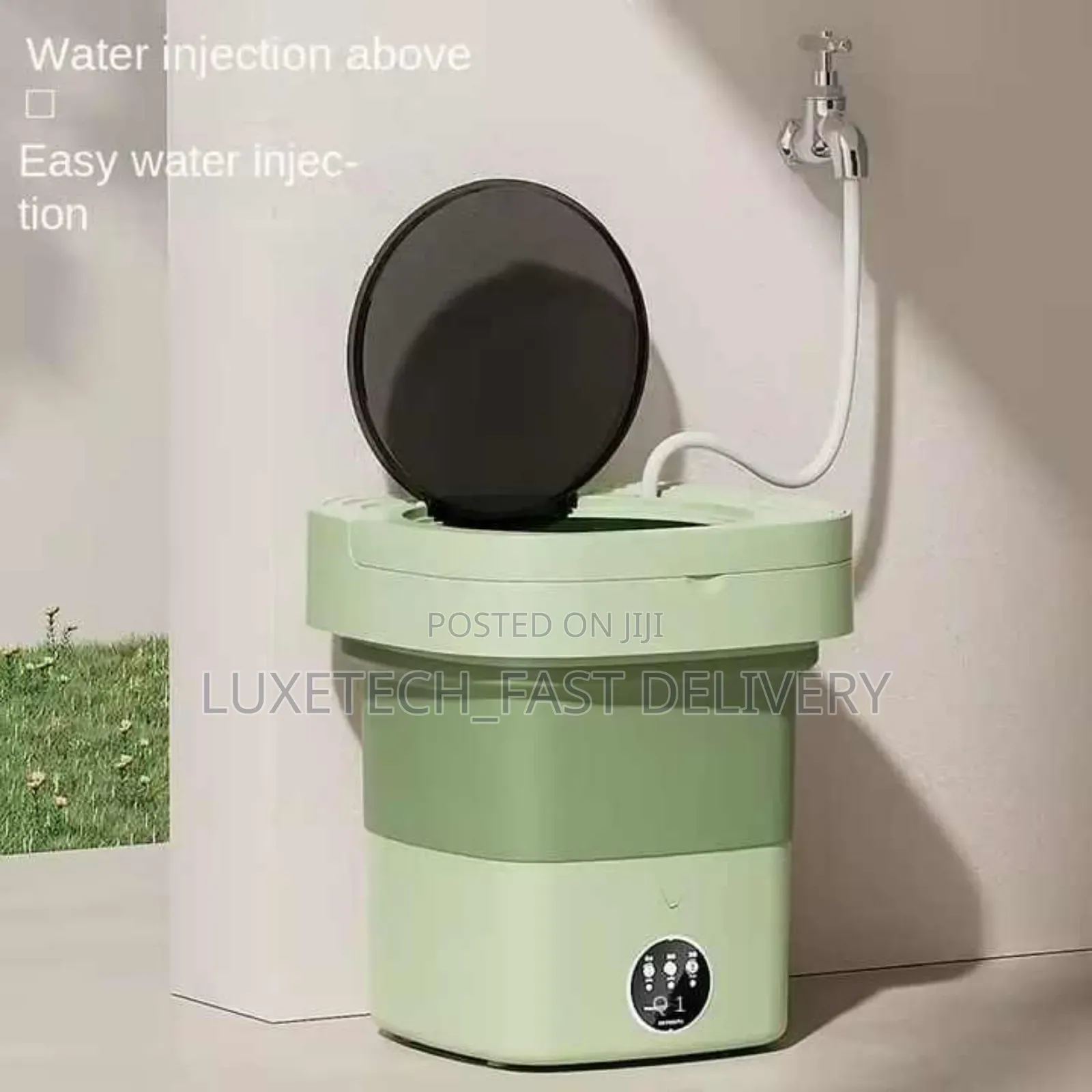 Silicone Electric Mini Foldable Wash Machine for Travel 6l