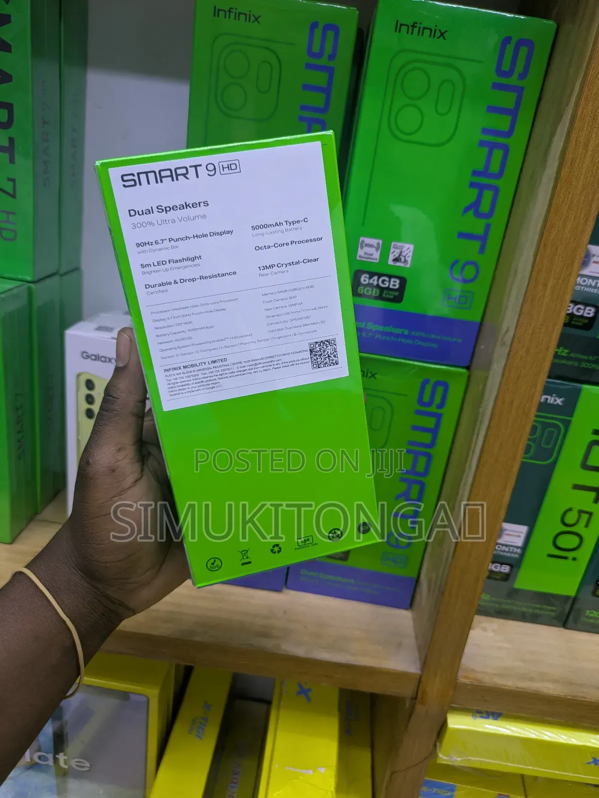 New Infinix Smart 9 64 GB Black