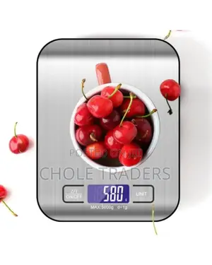 Digital Kitchen Scale With a Steel Body