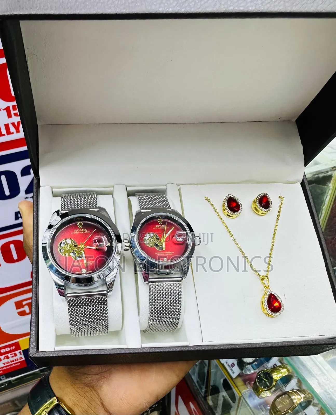 Rolex Watch Couple Full Box