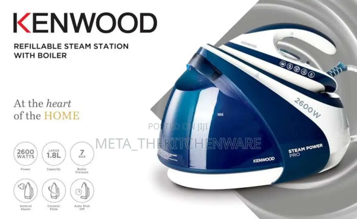 Kenwood Refillable Steam Iron Station With Boiler 7bar 2600W