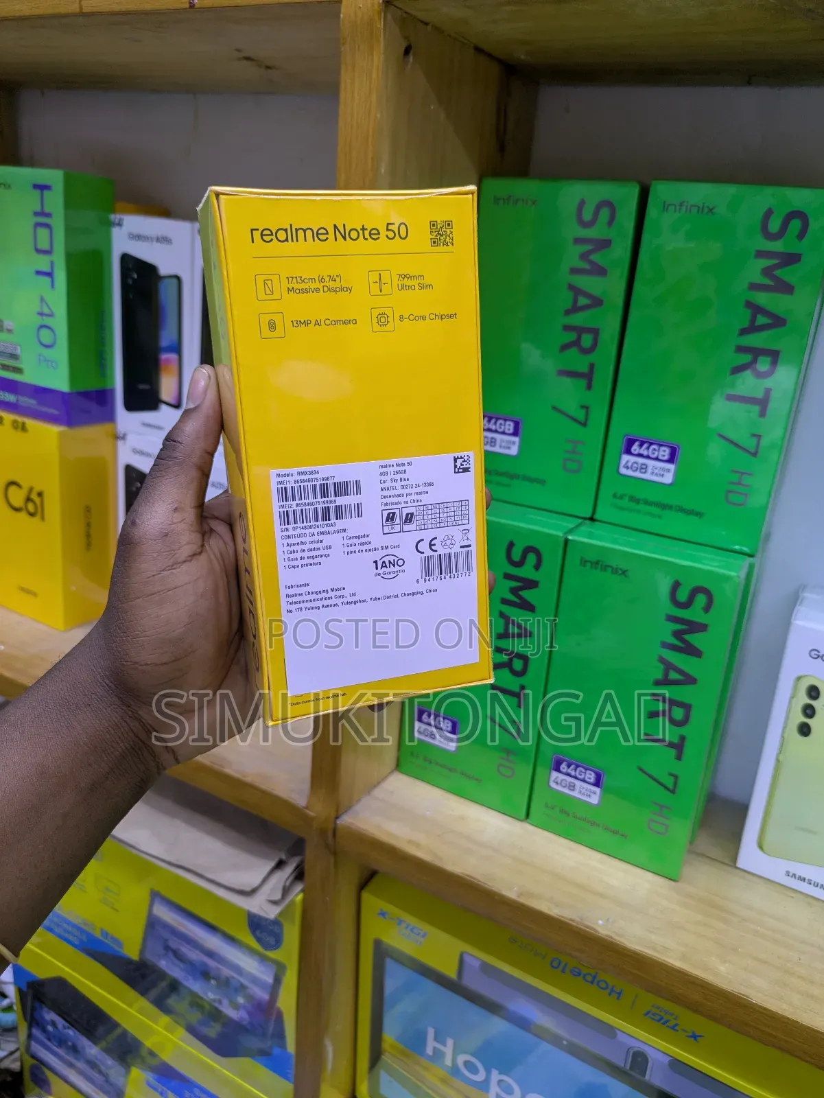 New Realme Note 50 256 GB Blue