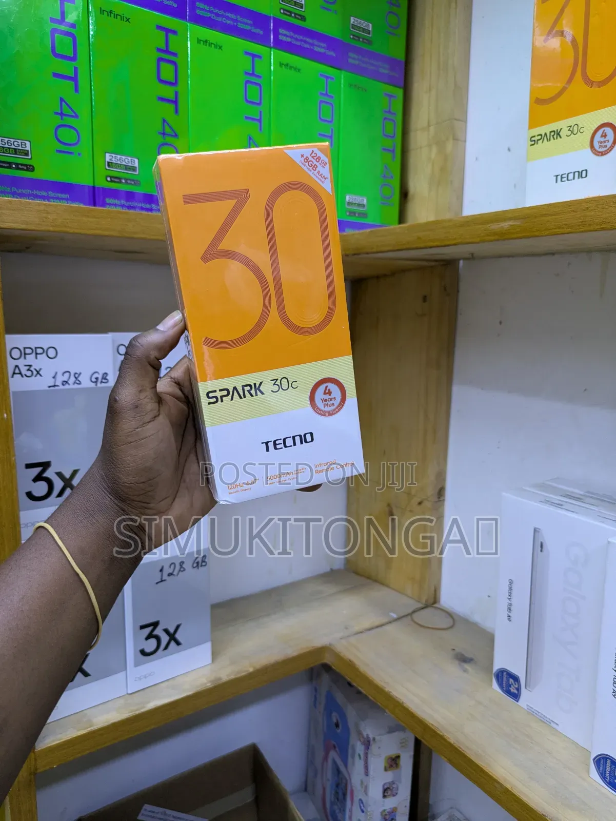 New Tecno Spark 30C 128 GB Black