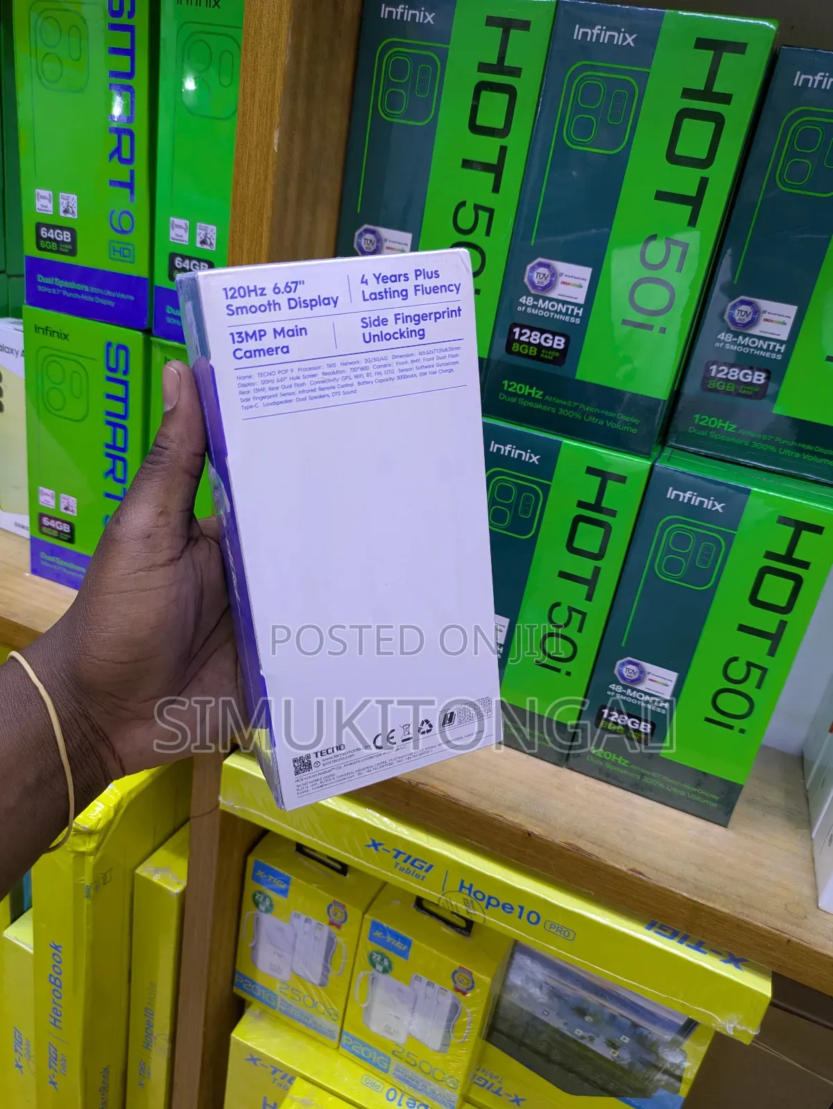 New Tecno Pop 9 64 GB Black