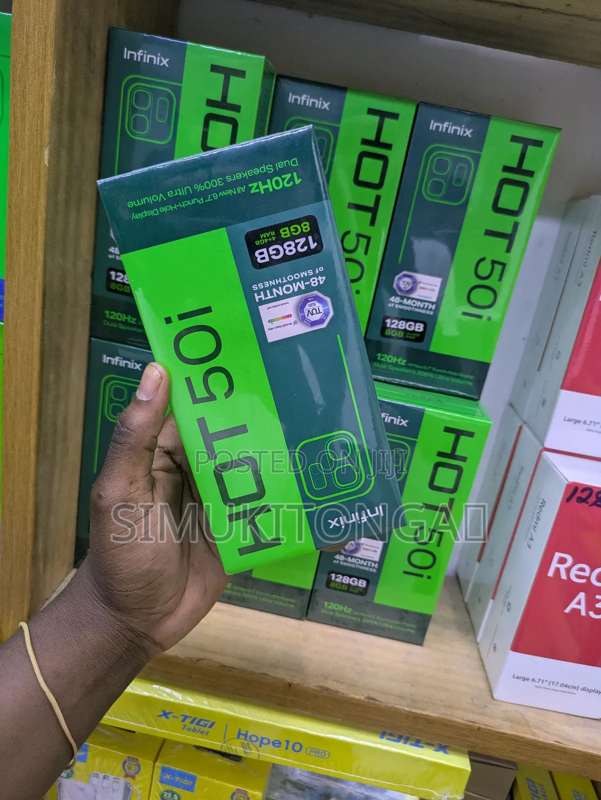 New Infinix Hot 50i 128 GB Black