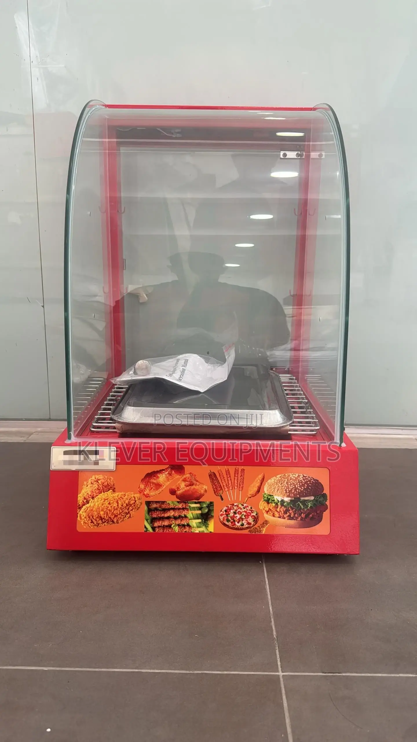Single Tray Food Warmer Display Showcase
