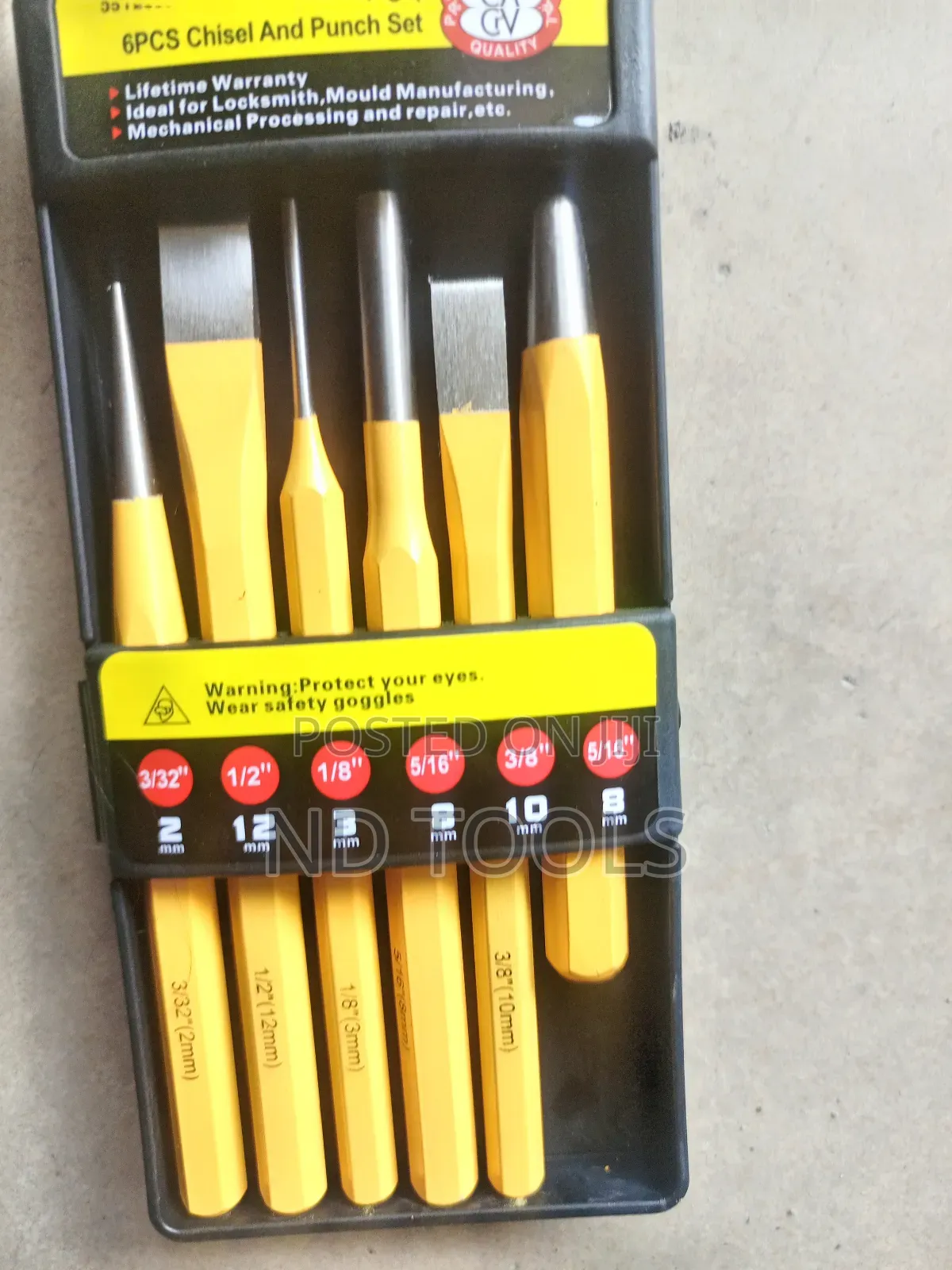 Chisel and Punch Set (6pcs)