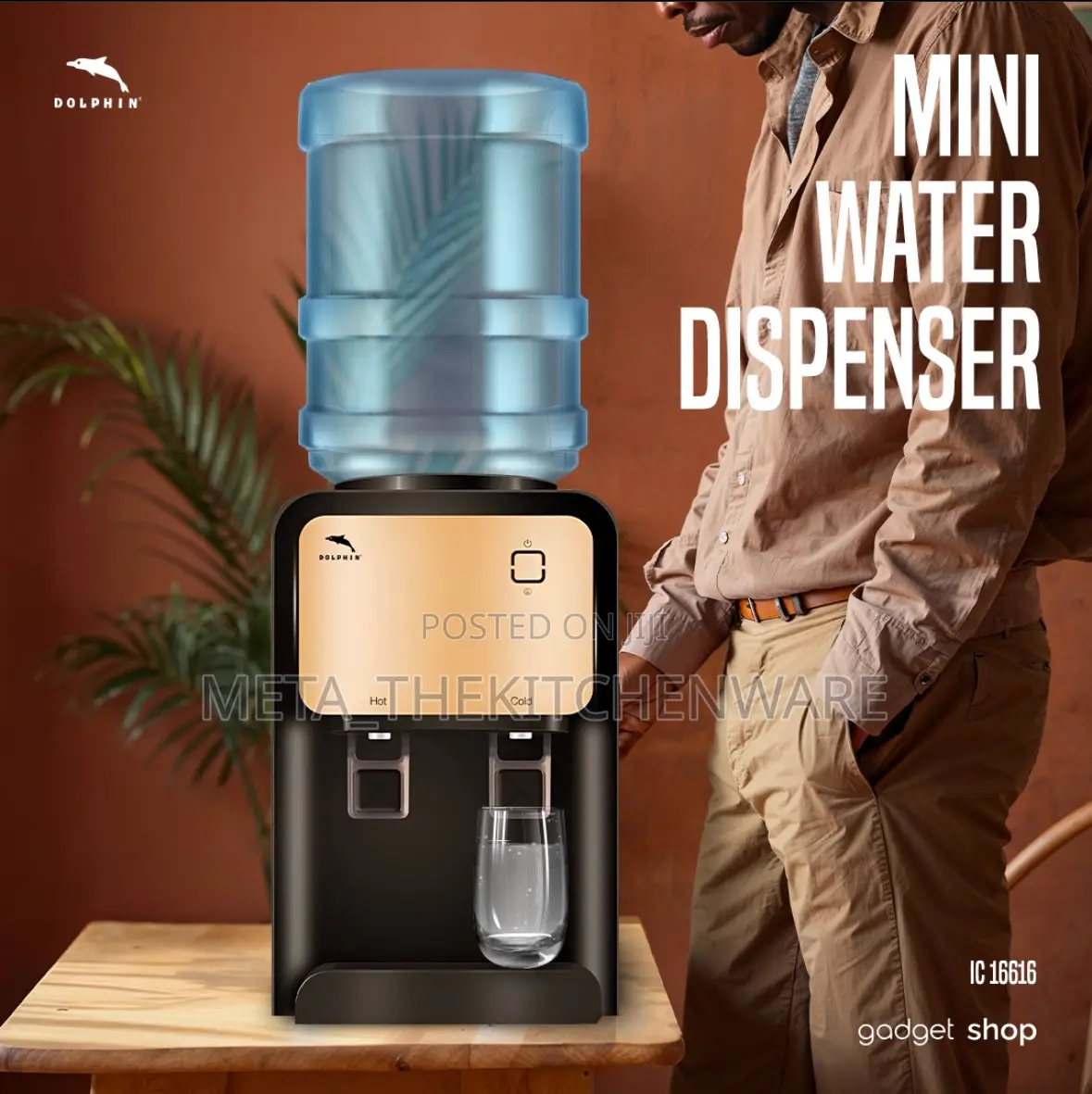 Dolphin Mini Water Dispenser 2taps