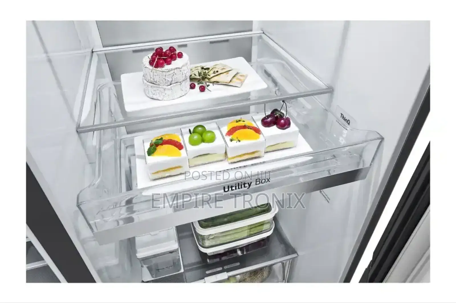 LG 635(L) Inverter Side by Side Refrigerator GC-X257CQES