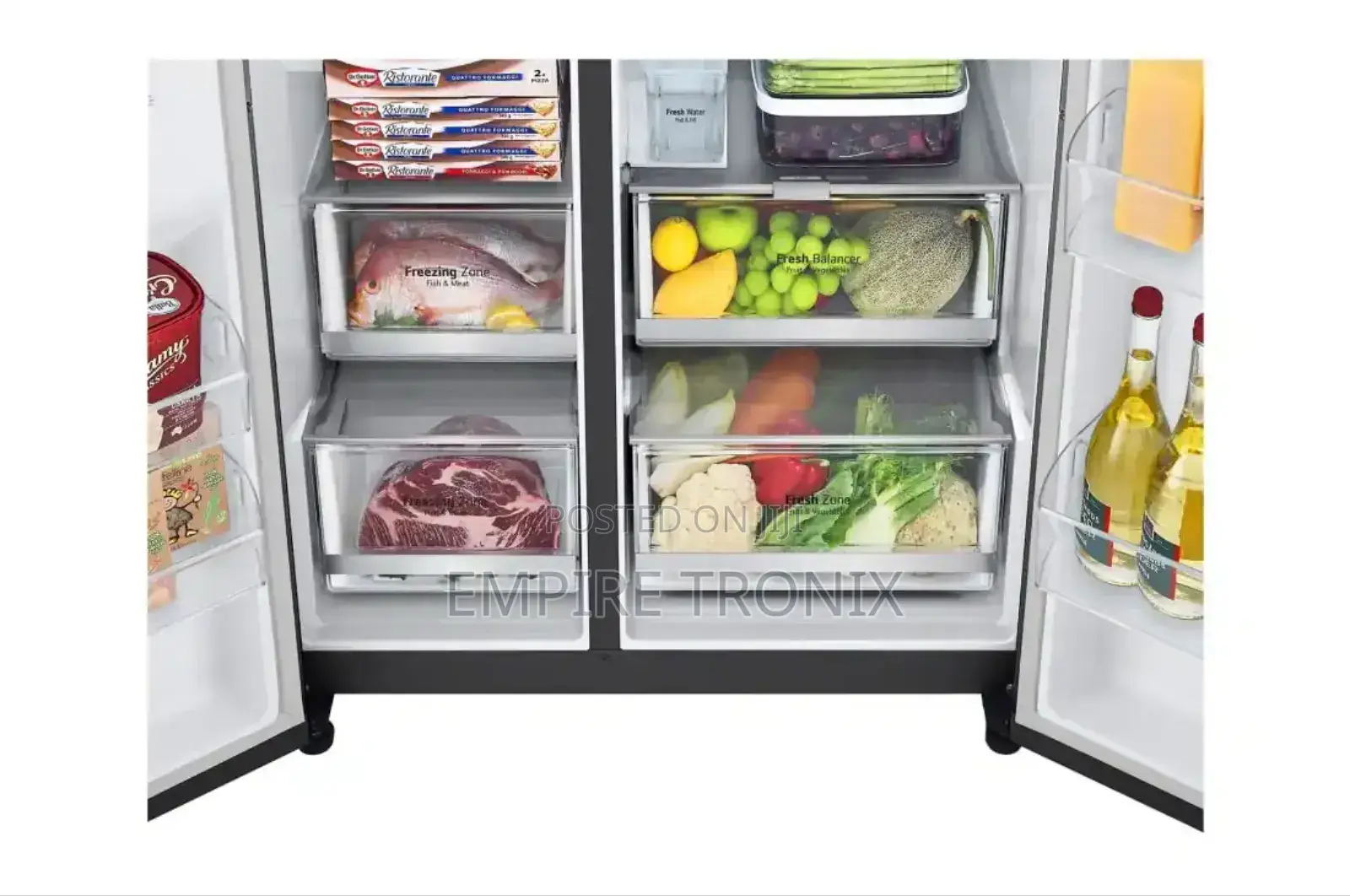 LG 635(L) Inverter Side by Side Refrigerator GC-X257CQES