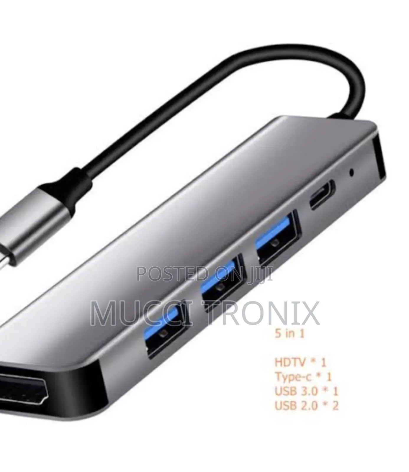 Type C to HDTV 8 in 1 Docking Station