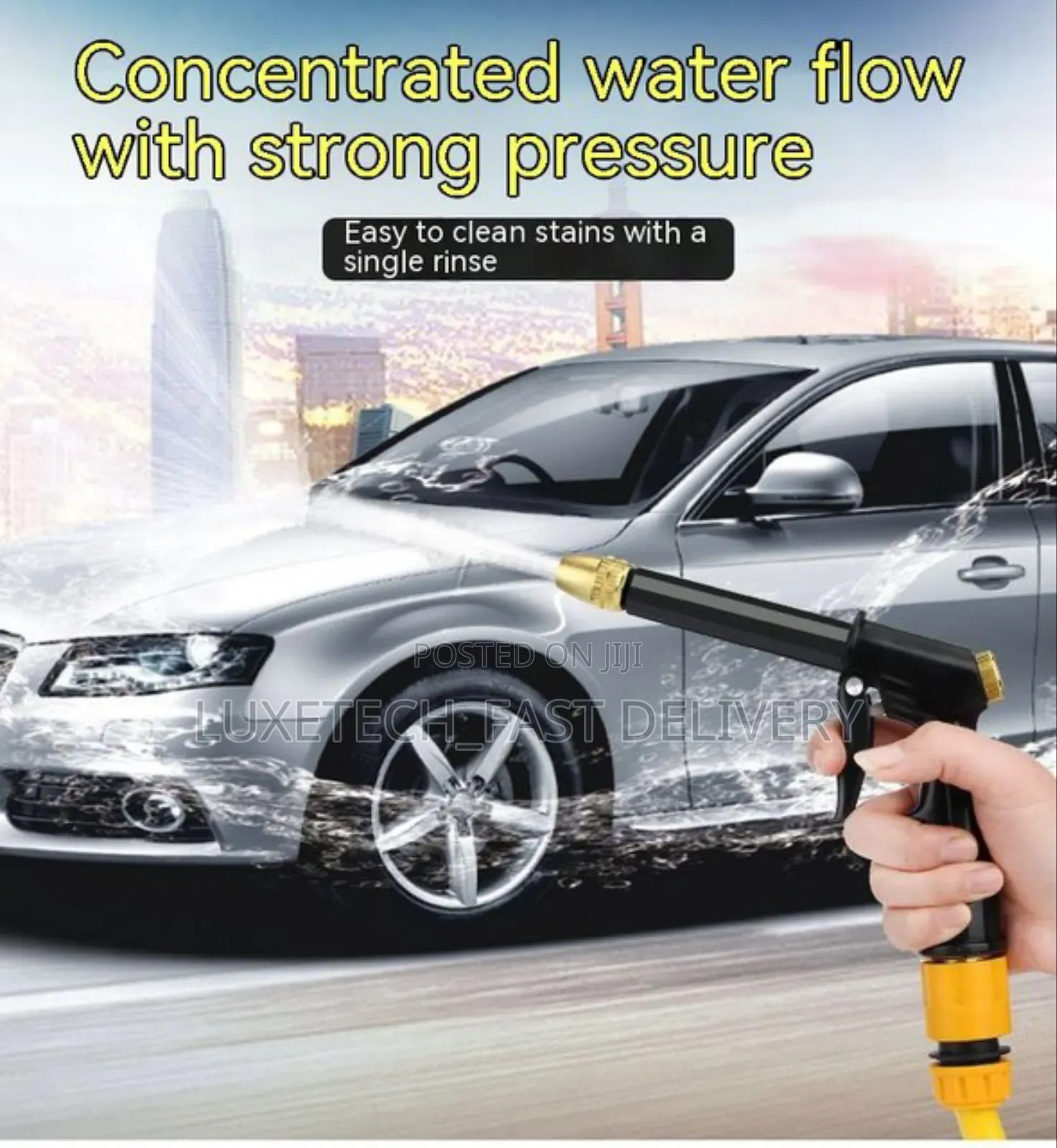 High Pressure Hose Nozzle Adjustable Multi-Mode