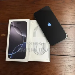 New Apple iPhone 16 Pro Max 256 GB Black