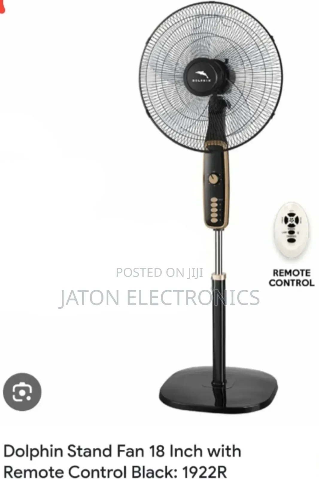 Dolphin Stand Fan 18 Size Remote New