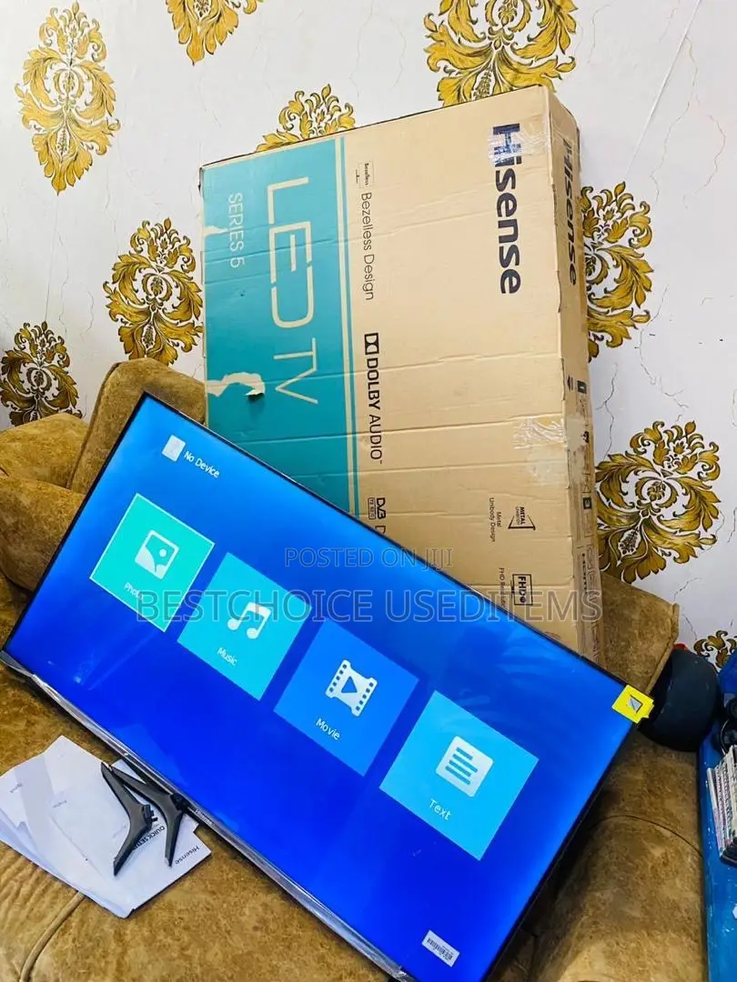 HISENSE LED TV INCH40 Mpya Sana Remote  Boxes to Fixed 