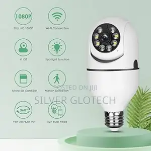 CCTV Bulb Camera PTZ Panorama Unaconnect Na Simu Pia