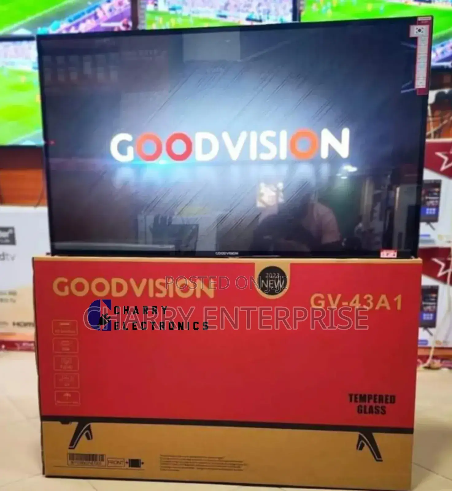 GOODVISION Smart Double Glass Tv 43 Inch Yenye Picha Angavu