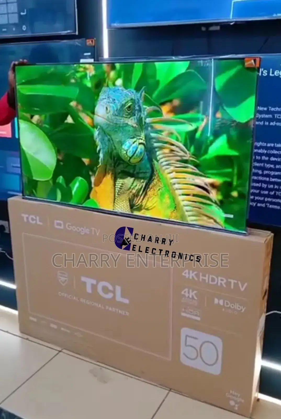 TCL Smart ULTRA HD (UHD) Tv 50 Inch 
 HDR Tv