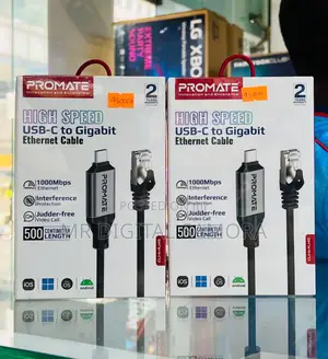 PROMATE USB -C to Gigabit Ethernet Cable