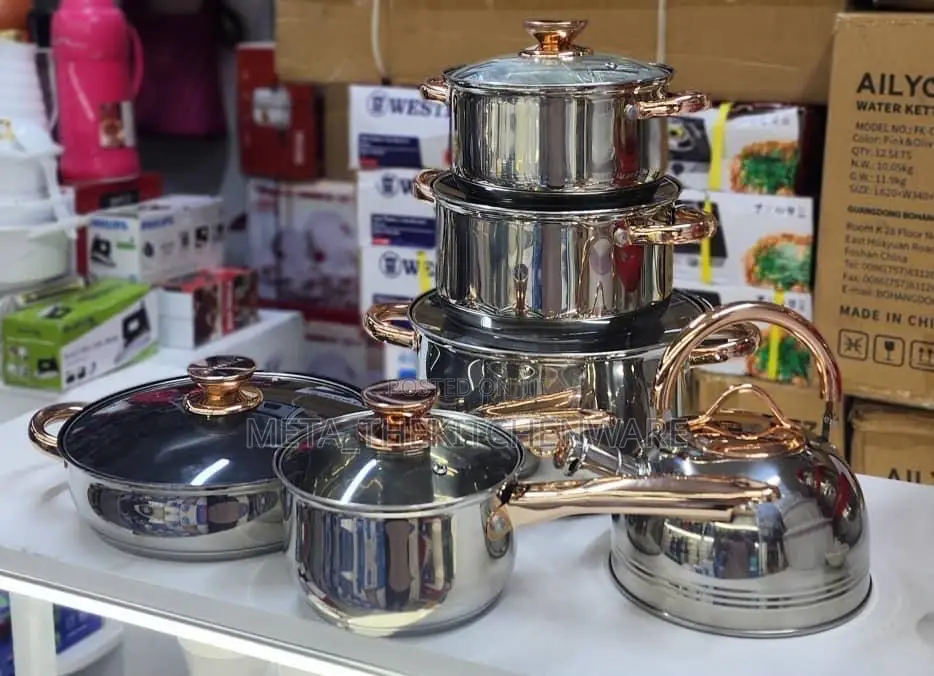 Kaisa Villa Stainless Steel Cookware Set 12pcs
