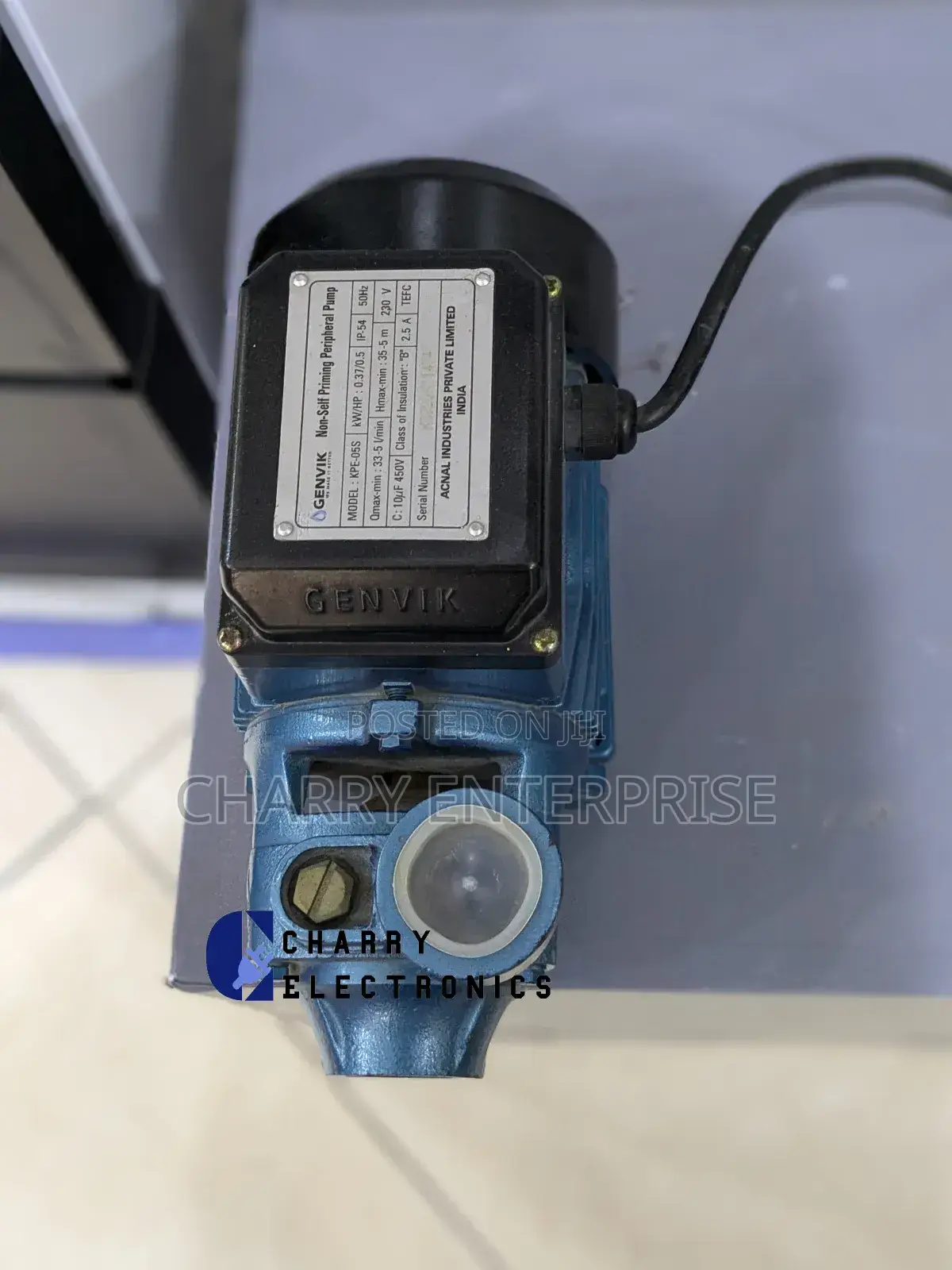 Original Genvik Surface Water Pump From India Kw 0.37
Hp 0.5