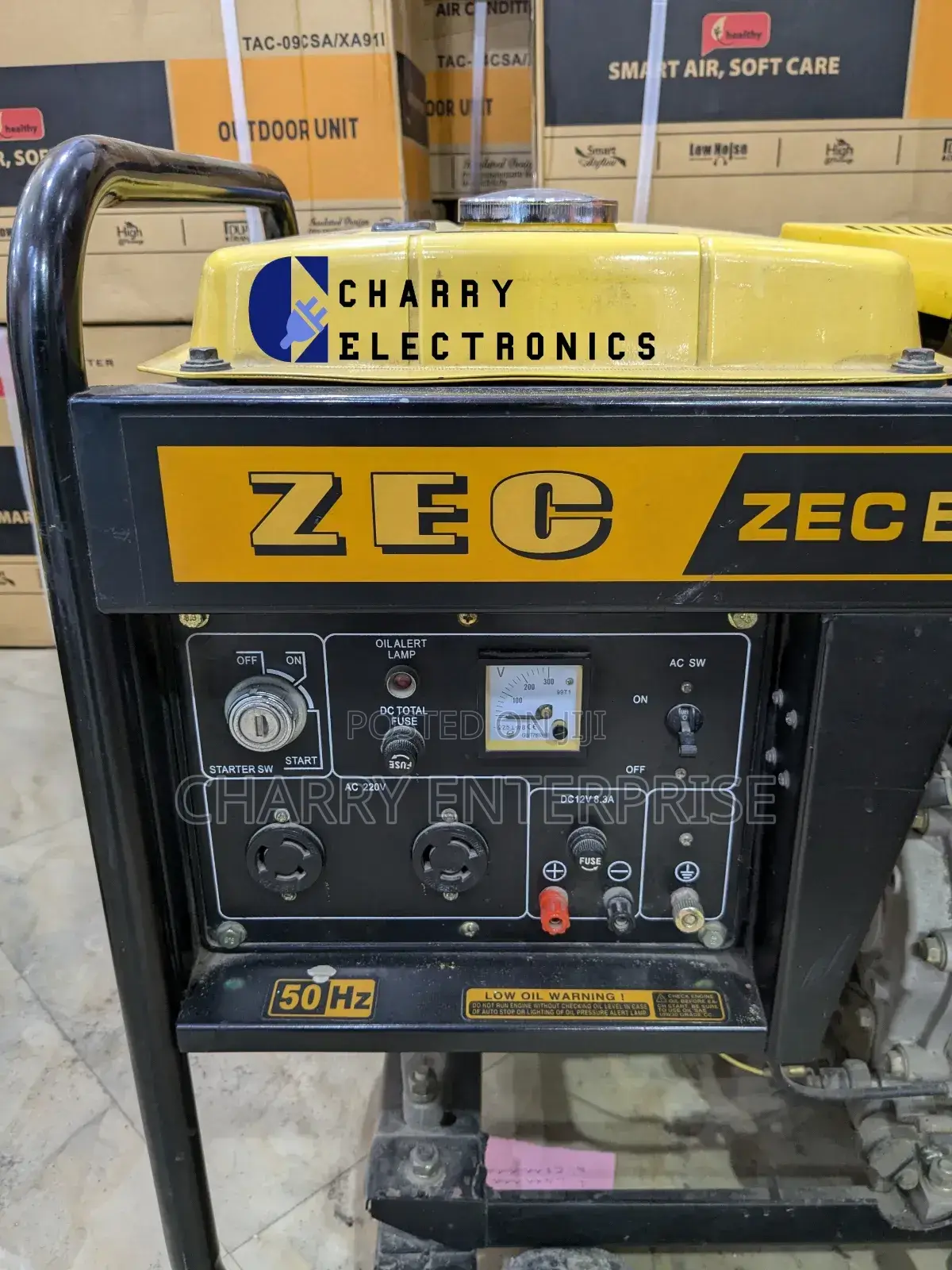 Original Zec Powerful DIESEL Generator Key Start 5.0/ 5.5kw