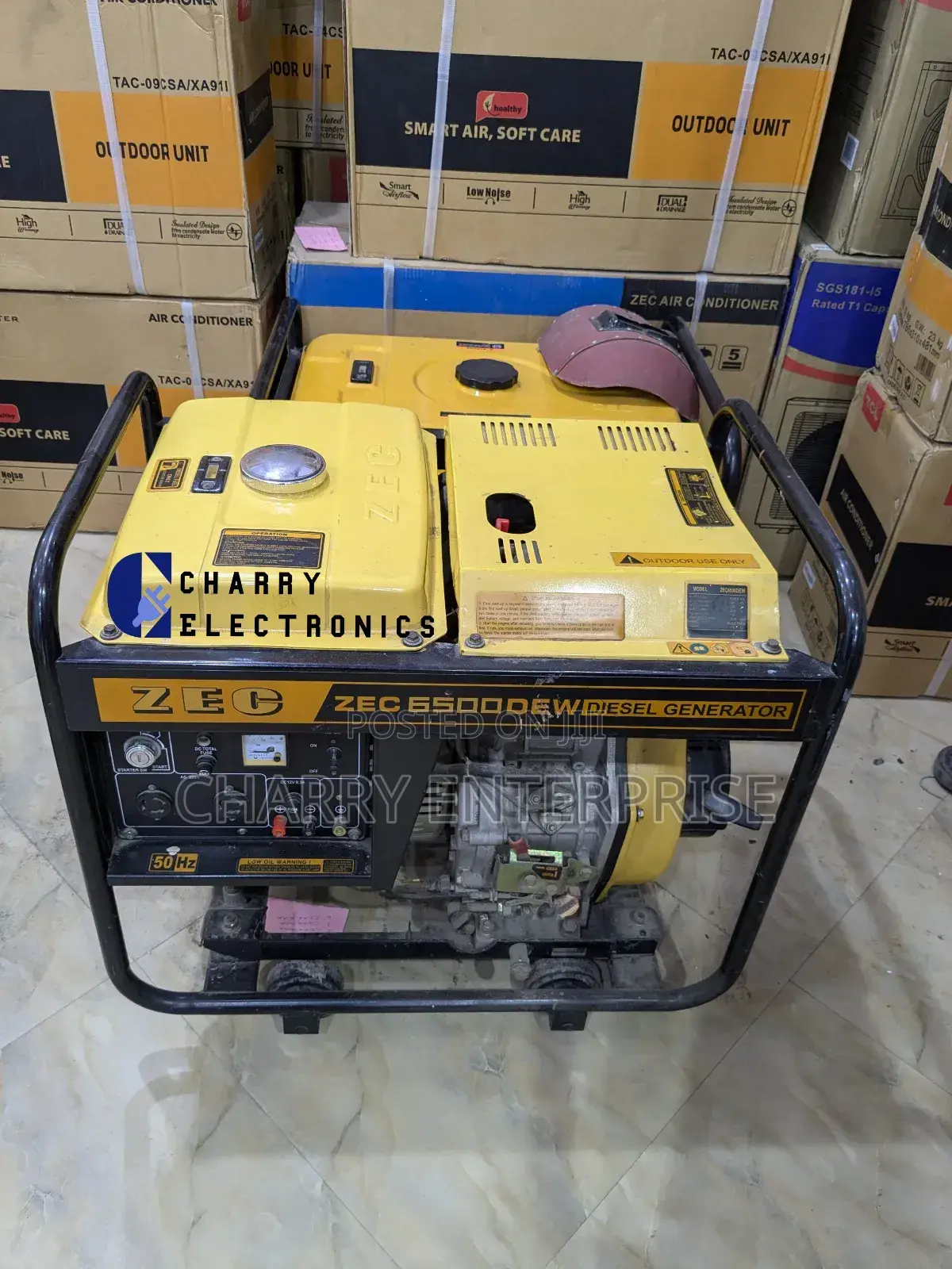 Original Zec Powerful DIESEL Generator Key Start 5.0/ 5.5kw