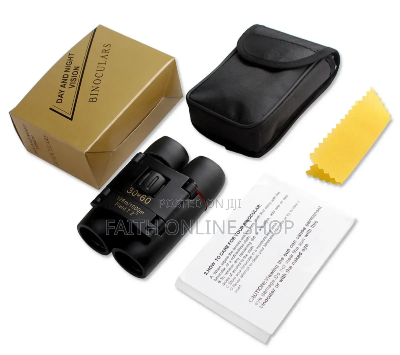 Mini Compact Binocular Telescope 30x60