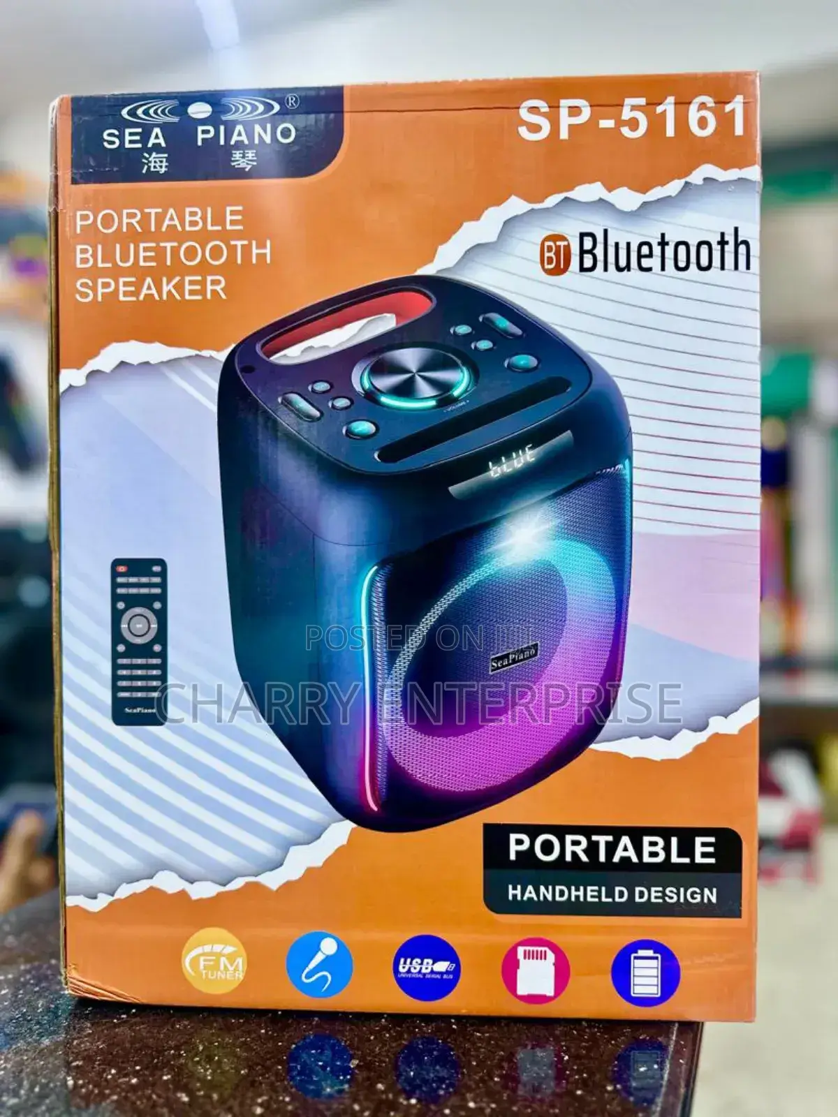 Quality Sea Piano Portable Rechargeable Bluetooth Speaker