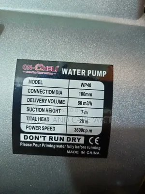 Irrigation Water Pump 7.5hp
