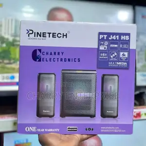 PINETECH Multimedia Speaker System With Bluetooth