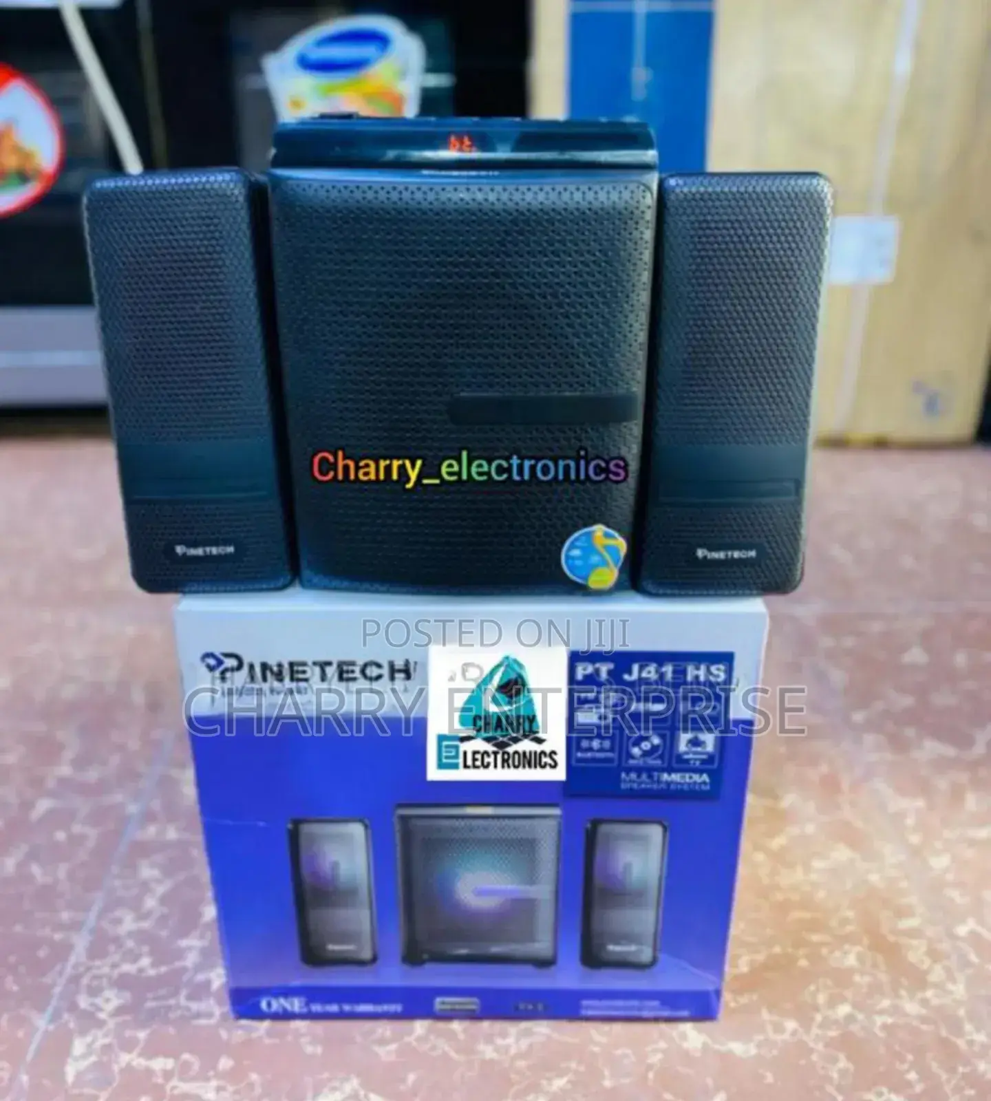 PINETECH Multimedia Speaker System With Bluetooth