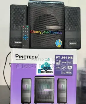 PINETECH Multimedia Speaker System With Bluetooth