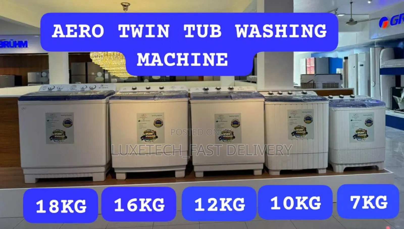 Aero Washing Machine 18kg Manual