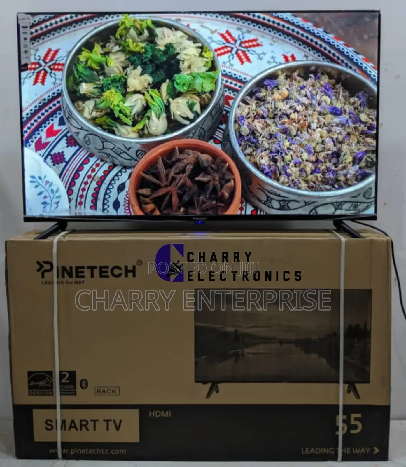 PINETECH SMART Frameless ULTRA Slim Tv 55 Inch FULL HD