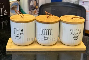 Sugar Pot ( Canister) With Holder
