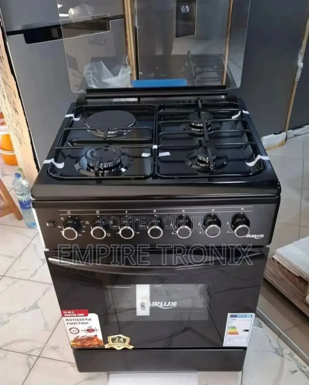 Airlux Cooker 60*60 3gas + 1electric